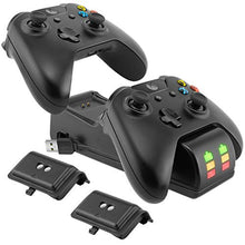 Carica l&#39;immagine nel visualizzatore di Gallery, Caricabatterie e Batteria per Controller Xbox One, Dual Charging...