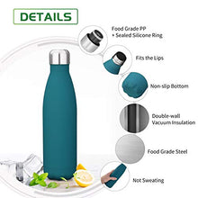 Carica l&#39;immagine nel visualizzatore di Gallery, king do way Portatile Borraccia in Acciaio Inox Termica Bottiglia d&#39;Acqua...