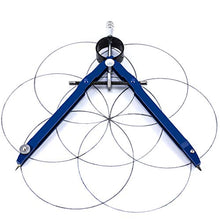 Carica l&#39;immagine nel visualizzatore di Gallery, Compasso in Metallo per Geometria - Migliore Disegno, Disegno Tecnico,...