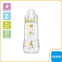 Carica l&#39;immagine nel visualizzatore di Gallery, MAM 67490720 Easy Active Biberon, trasparente, 4+ mesi, 330 ml Trasparente