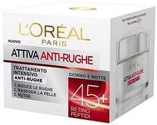 Carica l&#39;immagine nel visualizzatore di Gallery, L&#39;Oréal Paris Attiva Antirughe 45+ Crema Viso Donna Intensiva... - Ilgrandebazar