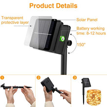Carica l&#39;immagine nel visualizzatore di Gallery, [2 Pacchi] Catena Luminosa Esterno Solare, Hepside 12m 120 LED Luci Solari...