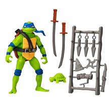 Carica l'immagine nel visualizzatore di Gallery, GIOCHI PREZIOSI - TARTARUGHE NINJA 2023 CAOS MUTANTE–LEONARDO IN VERSIONE ACTION FIGURE ARTICOLATA–DIMENSIONE 12CM–DETTAGLIATA E CON REALATIVA ARMA DA COMBATTIMENTO–PER BAMBINI A PARTIRE DAI 4 ANNI