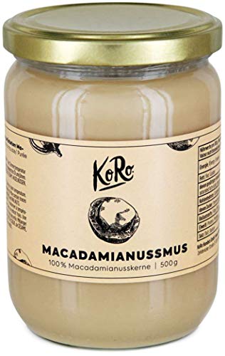 KoRo - Crema di noci Macadamia 500 g - 100% macadamia tostate,...