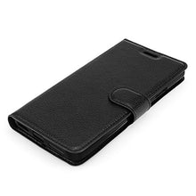 Carica l&#39;immagine nel visualizzatore di Gallery, Moonmini Galaxy J5 (2016) J510 Custodia Cover PU Portafoglio Pelle Libro Nero