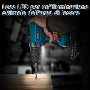 ORFELD Trapano Avvitatore Batteria, Leggerezza a Batteria con...