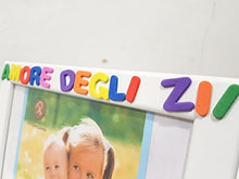 Carica l&#39;immagine nel visualizzatore di Gallery, Cornici per foto in legno con la scritta Amore Degli Zii, da appoggiare o... - Ilgrandebazar