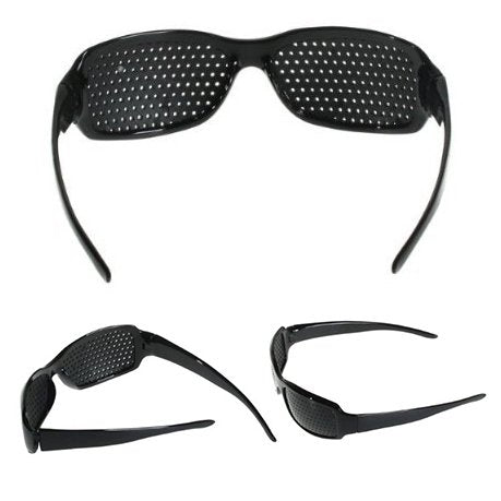 Pinhole Glasses Occhiali Foro Stenopeico Itian Unisex Della Vista