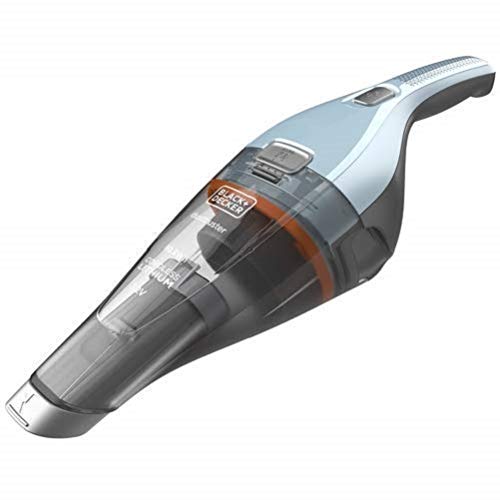 BLACK+DECKER NVC215W NVC215W-QW, Aspirabriciole 10.8 W/H, 7.2 V, Azzurro
