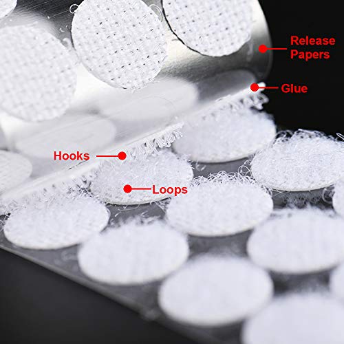 1008 Punti Adesivi Trasparenti - Gancio E Anello 10 Mm Per Scrapbooking E Organizzazione - Foto 7