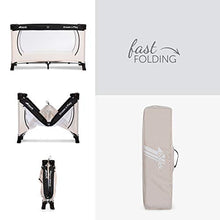Carica l'immagine nel visualizzatore di Gallery, Hauck Lettino da Viaggio Dream N Play Plus - Culla Neonato fino a 15kg - Letto Pieghevole 60x120cm - Box Bambini con Uscita Laterale - Borsa Inclusa - Beige
