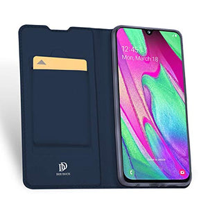 DUX DUCIS Cover Samsung Galaxy A40, Flip Caso Pelle PU con [Funzione Blu - Ilgrandebazar