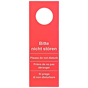 100 pezzi porta segno hotel si prega di non disturbare – Zimmer aufraeumen... - Ilgrandebazar