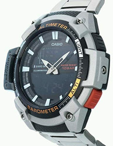 Casio Orologio Analogico-Digitale Quarzo Uomo con Cinturino in Acciaio Inox... - Ilgrandebazar