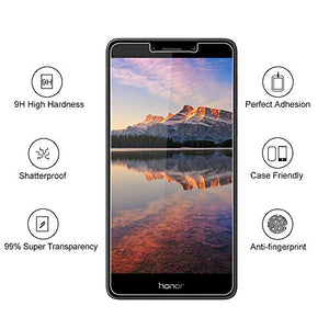 DOSNTO Vetro Temperato per Honor 6X, 3 Pezzi Protezione Huawei 6X