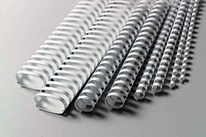 GBC Dorsi plastici 21A 6mm 100pz - Bianco - 4028193 6 mm