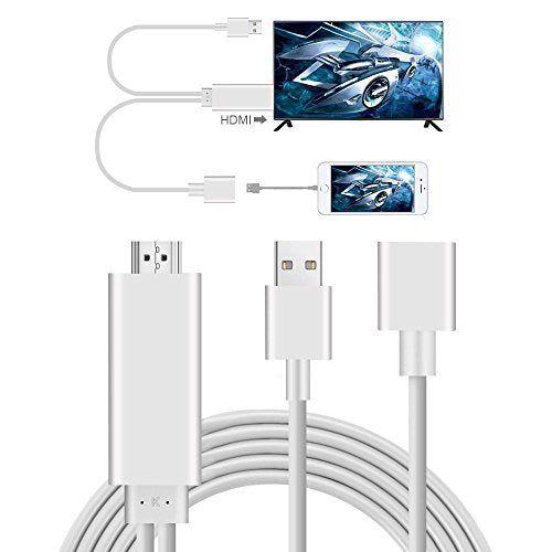Mirroring al cavo HDMI per Phone Smartphone Pad e Lightning+USB hd