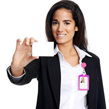 Carica l&#39;immagine nel visualizzatore di Gallery, Soleebee 82cm Porta 12 pezzi Badge Reel con Titolare della carta verticale