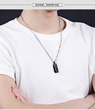 Carica l&#39;immagine nel visualizzatore di Gallery, Coppia Collana Uomo Donna in Acciaio Inossidabile Intaglio Love Ciondolo... - Ilgrandebazar