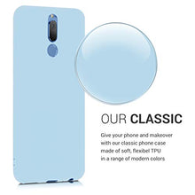 Carica l&#39;immagine nel visualizzatore di Gallery, kwmobile Cover Compatibile con Huawei Mate 10 Lite - Custodia blu chiaro matt