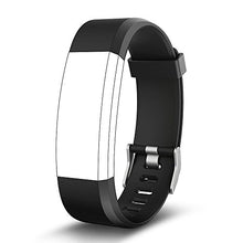 Carica l&#39;immagine nel visualizzatore di Gallery, endubro Cinturino per Fitness Tracker ID115 HR Plus &amp; Molti Altri Nero - Ilgrandebazar