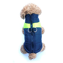 Carica l&#39;immagine nel visualizzatore di Gallery, Idepet (TM) Cappottino invernale impermeabile, per cane/gatto taglia L, Green