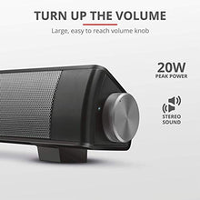 Carica l'immagine nel visualizzatore di Gallery, Trust Lino Soundbar Wireless, Bluetooth, 20 W, Nero