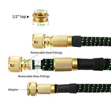 Carica l&#39;immagine nel visualizzatore di Gallery, Uverbon Tubo da Giardino Estensibile 30M/100FT Acqua con connettore 30M