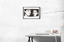 Carica l&#39;immagine nel visualizzatore di Gallery, Poster Blade Runner Rachael E Rick Handmade Graffiti Street Art - Artwork