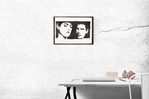 Poster Blade Runner Rachael E Rick Handmade Graffiti Street Art - Artwork