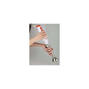 Ariete 881 Pimmy 200 W, Frullatore a Immersione, 200 W, 2 Velocità, Lama in Acciaio inox, Gancio in Gomma in Dotazione, Bianco/Arancione