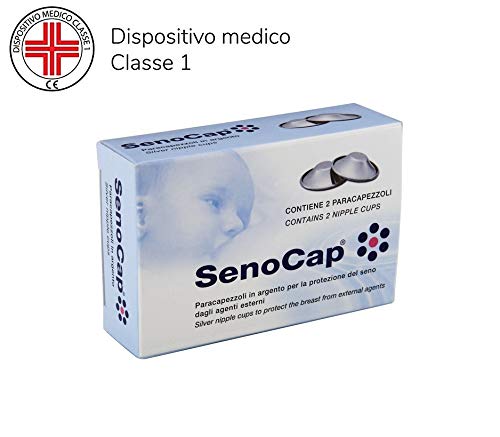 SenoCap Paracapezzoli Coppette Copricapezzoli Argento 925 per la Protezione... - Ilgrandebazar