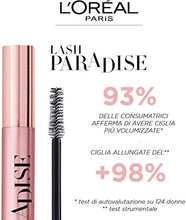 Carica l'immagine nel visualizzatore di Gallery, L'Oréal Paris MakeUp Mascara Lash Paradise, Volumizzante e...