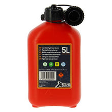 Carica l'immagine nel visualizzatore di Gallery, Cartec 506022 Tanica Omologata Carburanti, Rosso, 5 Litri
