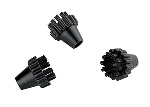 Polti PAEU0250 Kit 3 Spazzolini in Nylon per Vaporetto Black - Ilgrandebazar