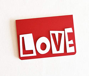 Big love - amore - san valentino - biglietto d'auguri (formato 10,5 x 15 cm)... - Ilgrandebazar