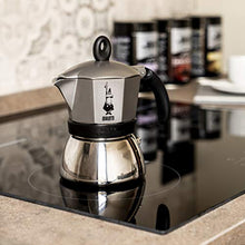 Carica l&#39;immagine nel visualizzatore di Gallery, Bialetti Moka Induction, Caffettiera 3 Tazze , Acciaio 3 Tazze, Antracite - Ilgrandebazar