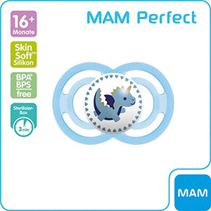 MAM 649011 - Perfect, Ciuccio in silicone 16+ mesi, bambino, modelli... - Ilgrandebazar
