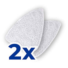 Carica l&#39;immagine nel visualizzatore di Gallery, Vileda Steam Scopa a Vapore con 2 Panni in Microfibra, Filo di 6 m, per Pavimenti, per Parquet, per Tappeti, 1550 W, 0.4 Litri, Plastica, Nero/Rosso