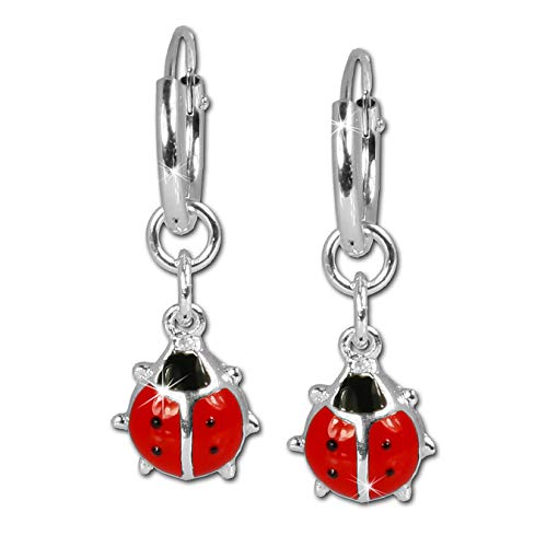 SilberDream orecchini SDO073 con coccinella in argento Sterling 925 per... - Ilgrandebazar