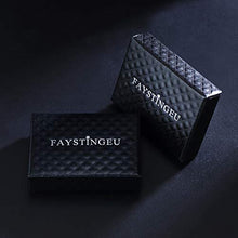 Carica l&#39;immagine nel visualizzatore di Gallery, Faysting EU Bracciale catena in acciaio inox moto personalizzata Nero Argento - Ilgrandebazar