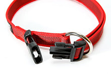Carica l'immagine nel visualizzatore di Gallery, Collare K9 serie Color &amp; Gray, 20 mm x 27-42 cm, rosso-grigio - Ilgrandebazar
