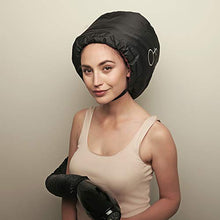 Carica l&#39;immagine nel visualizzatore di Gallery, Hair Flair Softhood - cuffia gonfiabile per asciugacapelli - nero - Ilgrandebazar