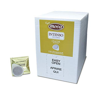 Caffè Moca Cialde ESE 44 mm Intenso Carta Filtro Compostabile Compofilt -...
