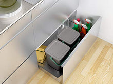 Carica l&#39;immagine nel visualizzatore di Gallery, Kis Smart Container Bio Compost - 25,5X23X25H Grigio