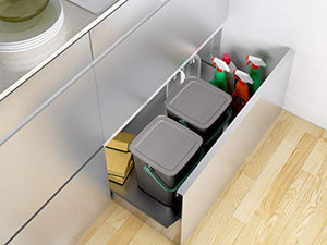 Kis Smart Container Bio Compost - 25,5X23X25H Grigio