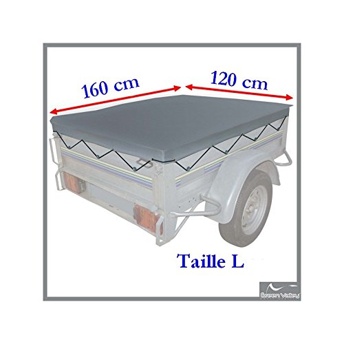 Green Valley T2 154802-Telo per rimorchio 160 x 120 cm - Ilgrandebazar