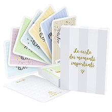 Carica l&#39;immagine nel visualizzatore di Gallery, Le carte segna tappe del tuo bebè &amp; la scatola dei ricordi – 40 Italiano
