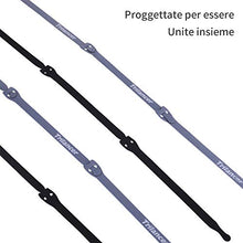 Carica l'immagine nel visualizzatore di Gallery, Fascette per Cavi Riutilizzabili，50 Pezzi Trilancer Fermacavi Nere