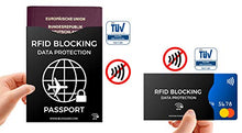 Carica l'immagine nel visualizzatore di Gallery, RFID Blocking NFC Custodia protettiva (12 pezzi) per carta di credito, carta...